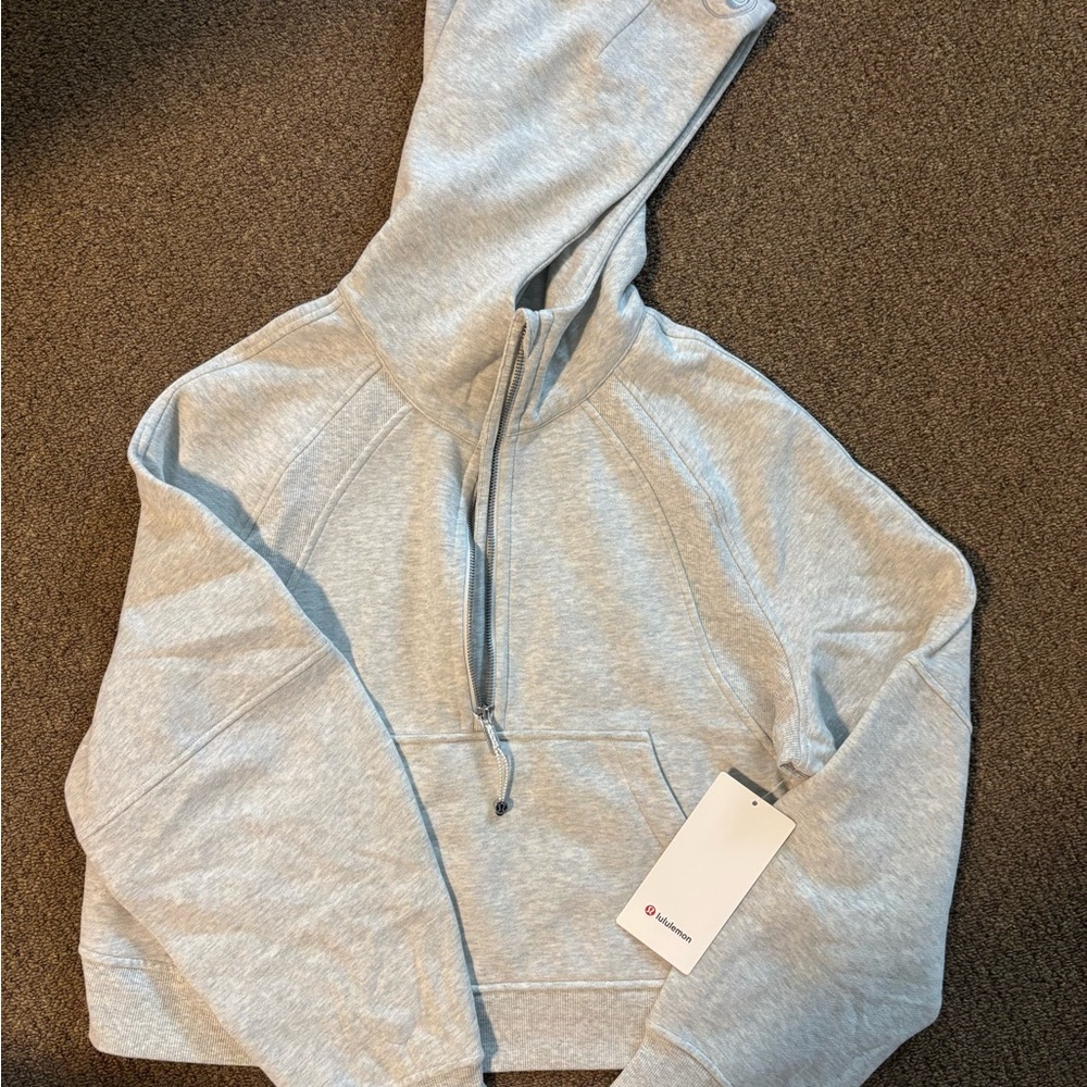 Brand New Heather Grey Lululemon Scuba Hoodie